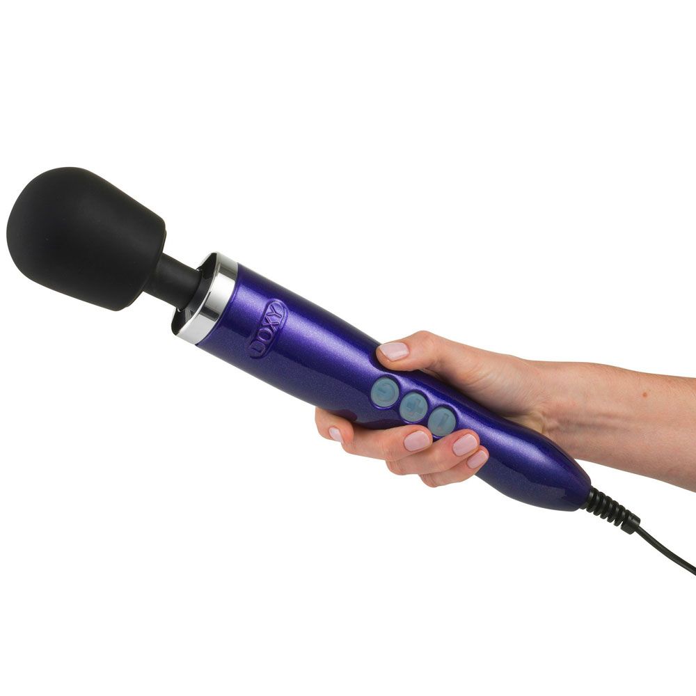 Doxy Die Cast Wand Massager PURPLE UK Plu